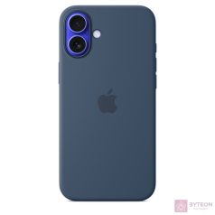   Apple Original iPhone 16 Plus Silikon Case mit MagSafe - Denim