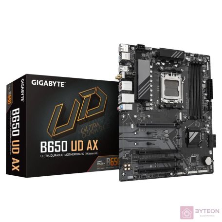 GIGABYTE B650 UD AX DDR5 ATX Mainboard Sockel AM5 HDMI/DP/USB-C