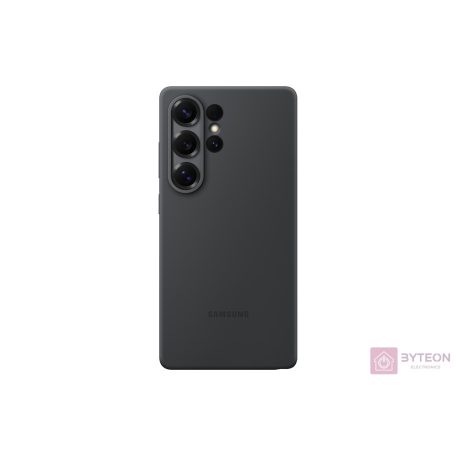Samsung Silicone Case für Galaxy S25 Ultra, schwarz