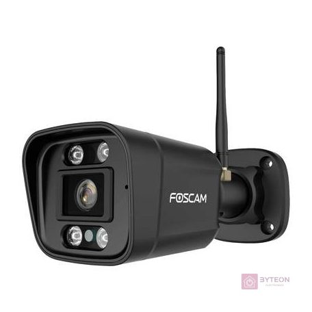 Foscam V5P 5 MP Dual-Band WLAN Überwachungskamera schwarz