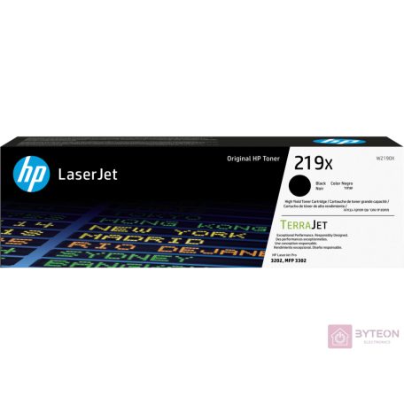 HP 219X / W2190X Original LaserJet Toner Schwarz für ca. 3.200 Seiten