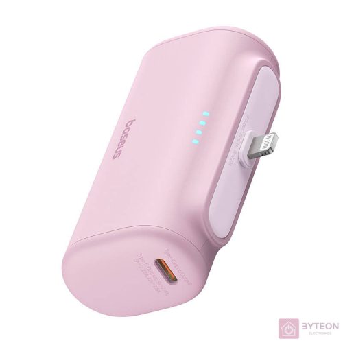 Baseus Compact powerbank, 5000mAh, 20W (rózsaszín)