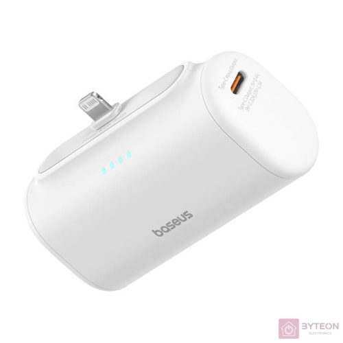 Baseus Compact powerbank, 5000mAh, 20W (fehér)