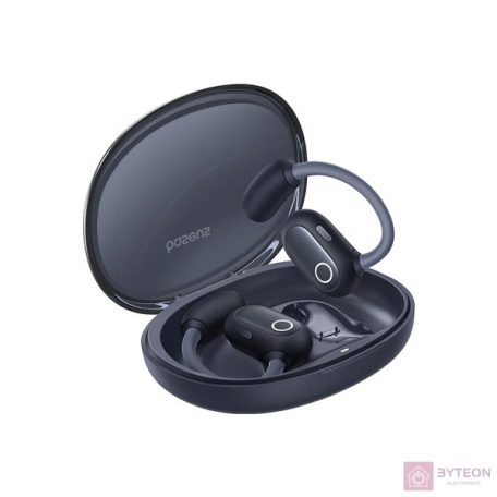 Baseus A00064400121-00 Eli Sport 1 Open-Ear True Wireless fekete fülhallgató