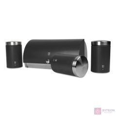   Berlinger Haus BH/6738 matt antracit 3 részes tároló szett + kenyértartó