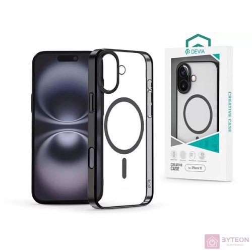 Devia ST116245 Glimmer Magnetic Series Apple iPhone 16 fekete tok