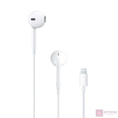   Apple Earpods Lightning csatlakozós távvezérlős fülhallgató