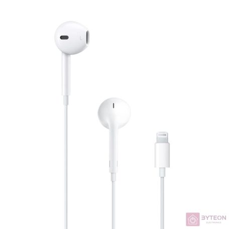 Apple Earpods Lightning csatlakozós távvezérlős fülhallgató