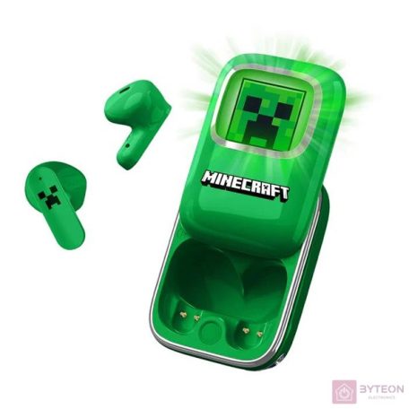 OTL MC1316 Minecraft Creeper Slide True Wireless Bluetooth fülhallgató