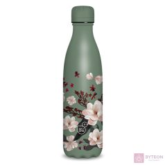   Ars Una 500 ml-es Flowery Pink 24 (5375) duplafalú fémkulacs