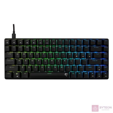 White Shark GK-005121-B/BL-US Hamachi US fekete (blue switch) gamer billentyűzet
