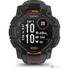  Garmin Instinct 3 50mm Solar fekete sötétszürke szíjjal okosóra