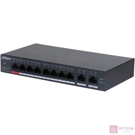 Dahua CS4010-8ET-110 8x10/100 Mbps PoE + 2x1 Gbps uplink/110W/Cloud Managed PoE Switch