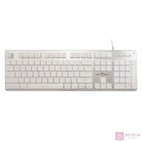 White Shark GK-003241W-US Tachi US fehér gamer billentyűzet
