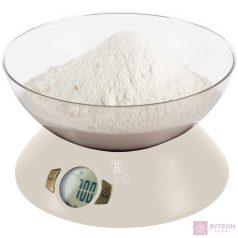   Berlinger Haus BH/9617 5 kg kapacitású matt krém tálas konyhai mérleg