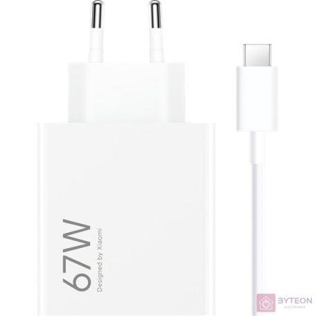 Xiaomi BHR9465EU 67W HyperCharge Combo (Type-A) EU hálózati töltő