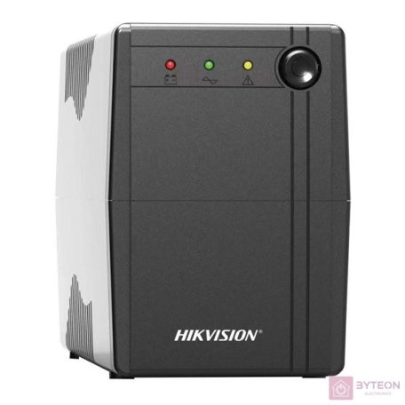 Hikvision DS-UPS1000 1000 VA/600 W, beépített akkumulátor 12V/9Ah, 2 db Schuko(DIN), Szünetmentes tápegység