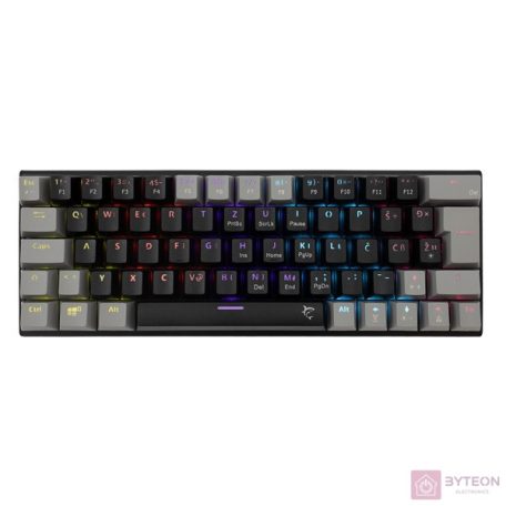 White Shark GK-002113V2-B-G/R-HU Wakizashi 2 HUN fekete-szürke (red switch) gamer billentyűzet