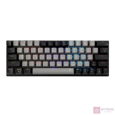White Shark GK-002713V2-G-B/R-HU Wakizashi 2 HUN szürke-fekete (red switch) gamer billentyűzet
