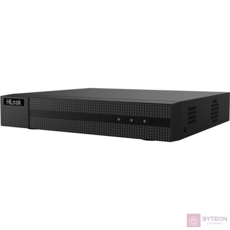 HiLook DVR-204Q-M1 /4 csatorna/H265+/1080p@15fps/5MP lite@12fps/1x SATA/MD 2.0/THD DVR Hybrid rögzítő