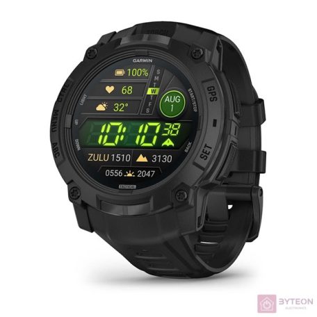 Garmin Instinct 3 AMOLED Tactical Edition (50mm) fekete okosóra