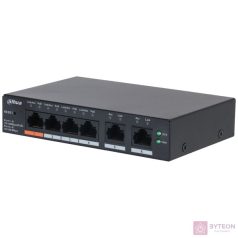   Dahua CS4006-4ET2ET-60 4x10/100 Mbps PoE + 2x10/100 Mbps uplink/60W/Cloud Managed PoE Switch