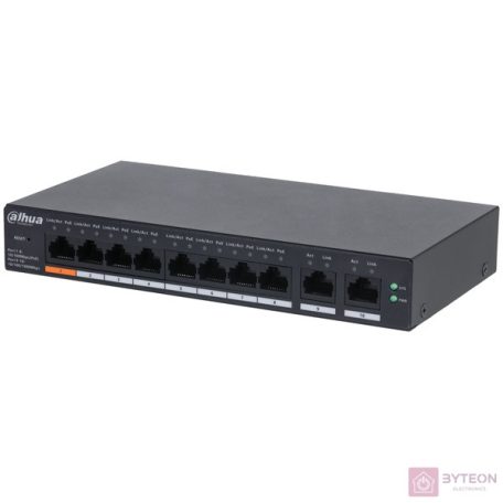 Dahua CS4010-8ET-60 8x10/100 Mbps PoE + 2x1 Gbps uplink/60W/Cloud Managed PoE Switch