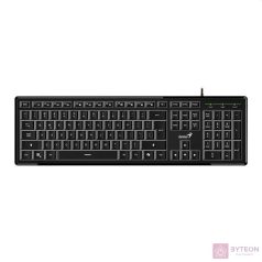 Genius SlimStar 820 US fekete vezetékes billentyűzet