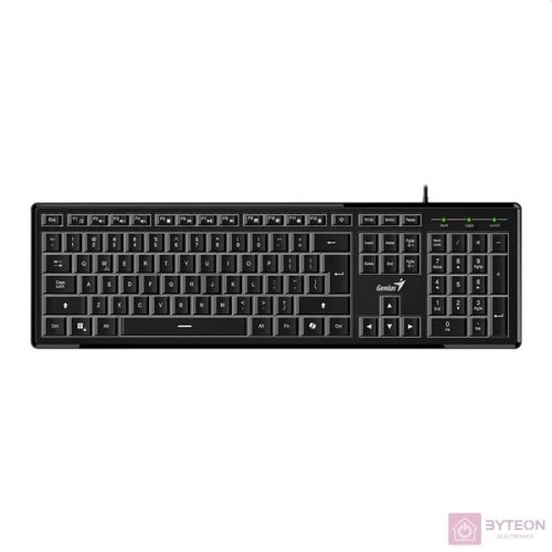 Genius SlimStar 820 US fekete vezetékes billentyűzet