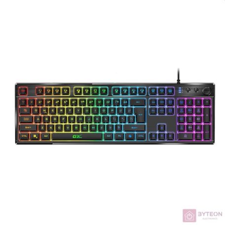 Genius Scorpion K7 Plus HUN RGB/AI fekete vezetékes gamer billentyűzet