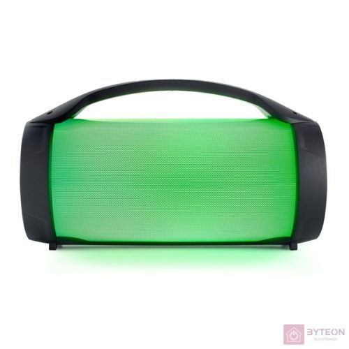 BigBen 2809249 Party Lite vezeték nélküli világító fekete Bluetooth hangszóró mikrofonnal