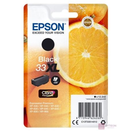 Epson 33XL (T3351) - Fekete