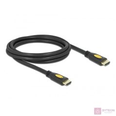 Delock HDMI A Male -  HDMI Male High Speed Ethernet 2m