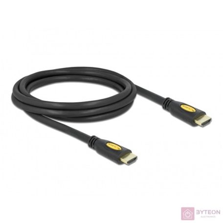 Delock HDMI A Male -  HDMI Male High Speed Ethernet 2m