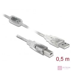 Delock USB 2.0 A apa > USB 2.0 B apa 0.5m