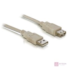 Delock USB 2.0 A apa > USB 2.0 B anya 3m - Szürke