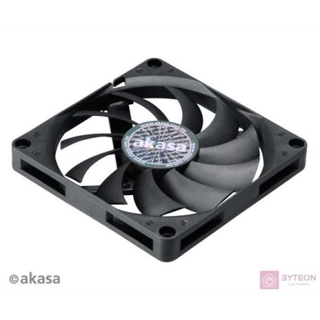 Akasa Slimfan 80mm PWM - Fekete