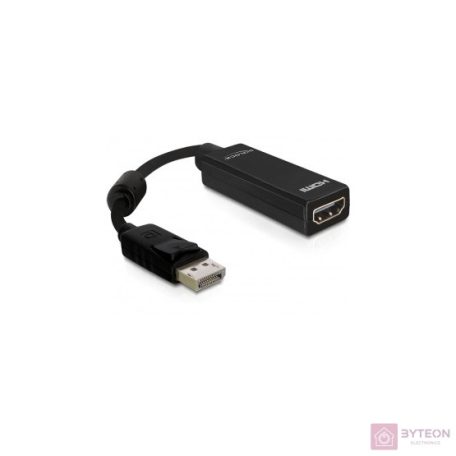 Delock Displayport 1.1 male -> HDMI female passzív - Fekete