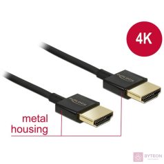HDMI - HDMI 0.5m v2.0 aranyozott (Delock)