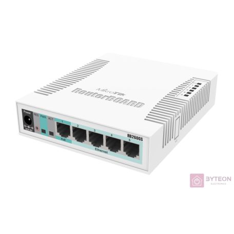 MikroTik RB260GS/CSS106-5G-1S 5port GbE LAN 1port GbE SFP Switch