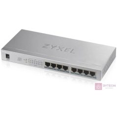   ZyXEL GS1008-HP 8port Gigabit LAN nem menedzselhető PoE+ Switch