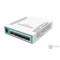   MikroTik CRS106-1C-5S 5xSFP, 1xCombo port (SFP/GbE LAN) asztali Cloud Router Switch