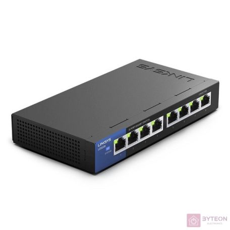 Linksys SMB LGS108 8port 10/100/1000Mbps LAN nem menedzselhető asztali Switch
