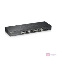 ZyXEL GS1920-24v2 28port GbE LAN L2 menedzselhető switch