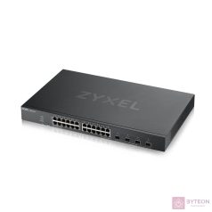   ZyXEL XGS1930-28 24port GbE LAN 4port 10GbE SFP+ L2+ menedzselhető switch