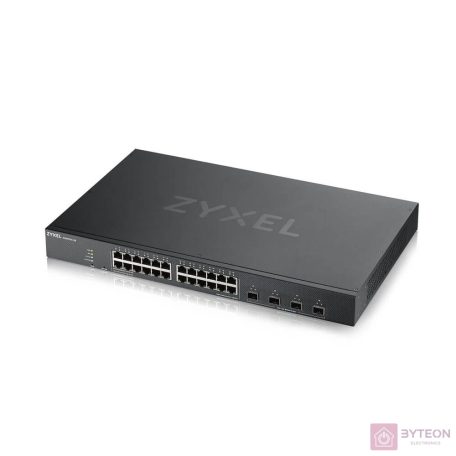 ZyXEL XGS1930-28 24port GbE LAN 4port 10GbE SFP+ L2+ menedzselhető switch