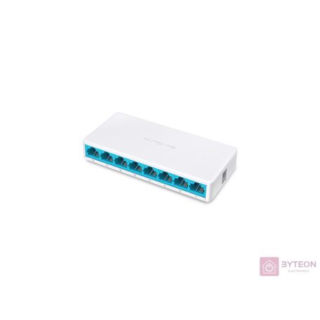 Mercusys MS108 8 port 10/100Mbps nem menedzselhető asztali Switch