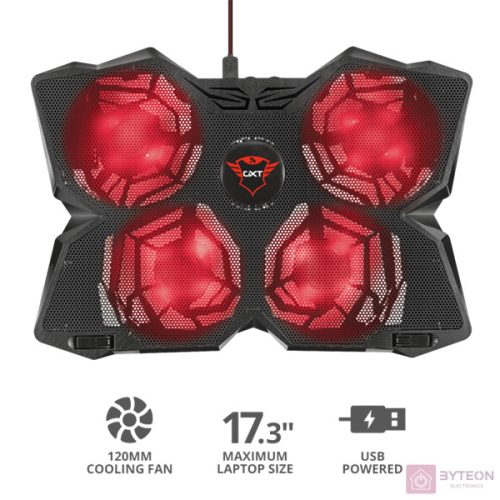 Trust GXT 278 Yozu Notebook Cooling Stand gamer hűtőpad