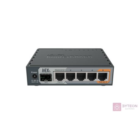 MikroTik hEX S RB760iGS L4 256MB 5x GbE port 1x GbE SFP router