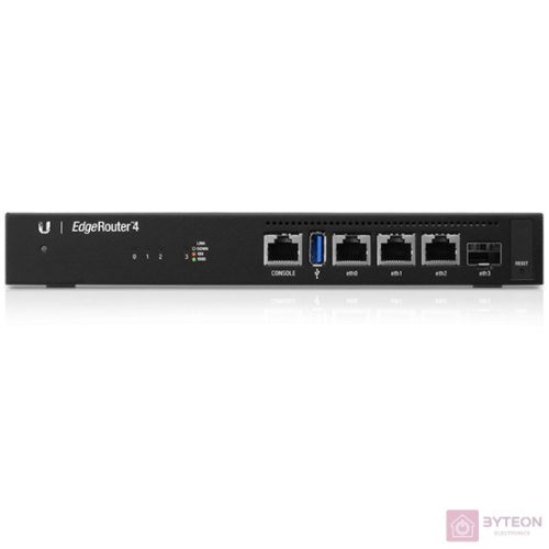 Ubiquiti EdgeRouter-4, 3x GbE LAN port 1xGigabit SFP port